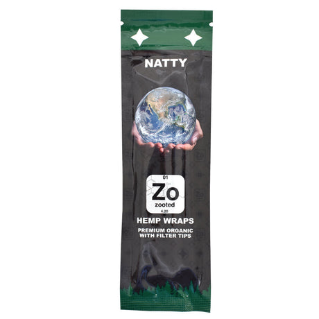 Zooted Natty Flavored Hemp Wraps - 2 Wraps Per Pack - (25 Pack Display) | Top of the Galaxy Smoke Shop.