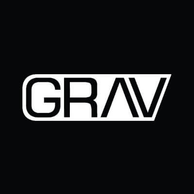 Grav Labs black and white logo