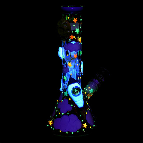 Pulsar Spaceman Beaker 10” Water Pipe | Top of the Galaxy Smoke Shop.