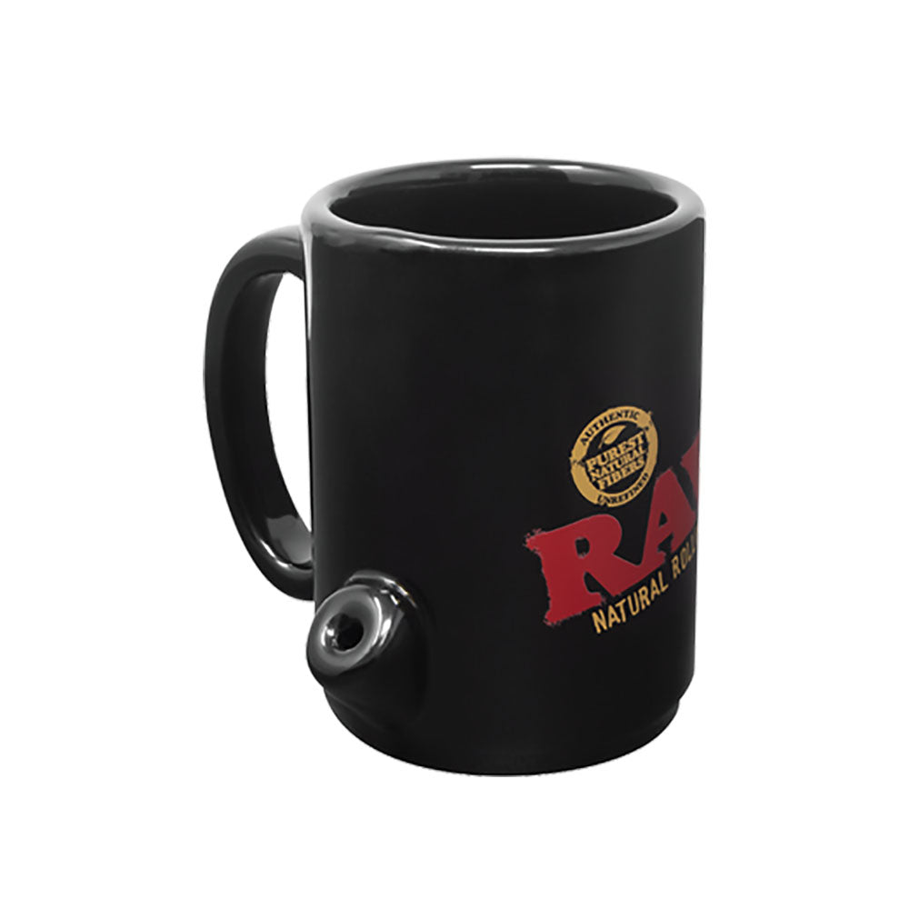 RAW Wake Up & Bake Up Ceramic Cone 10 oz Mug