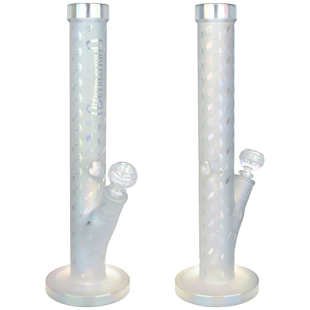 Grateful Dead x Pulsar Bolts And Skellies Straight Tube Water Pipe-15.5"/14mm F