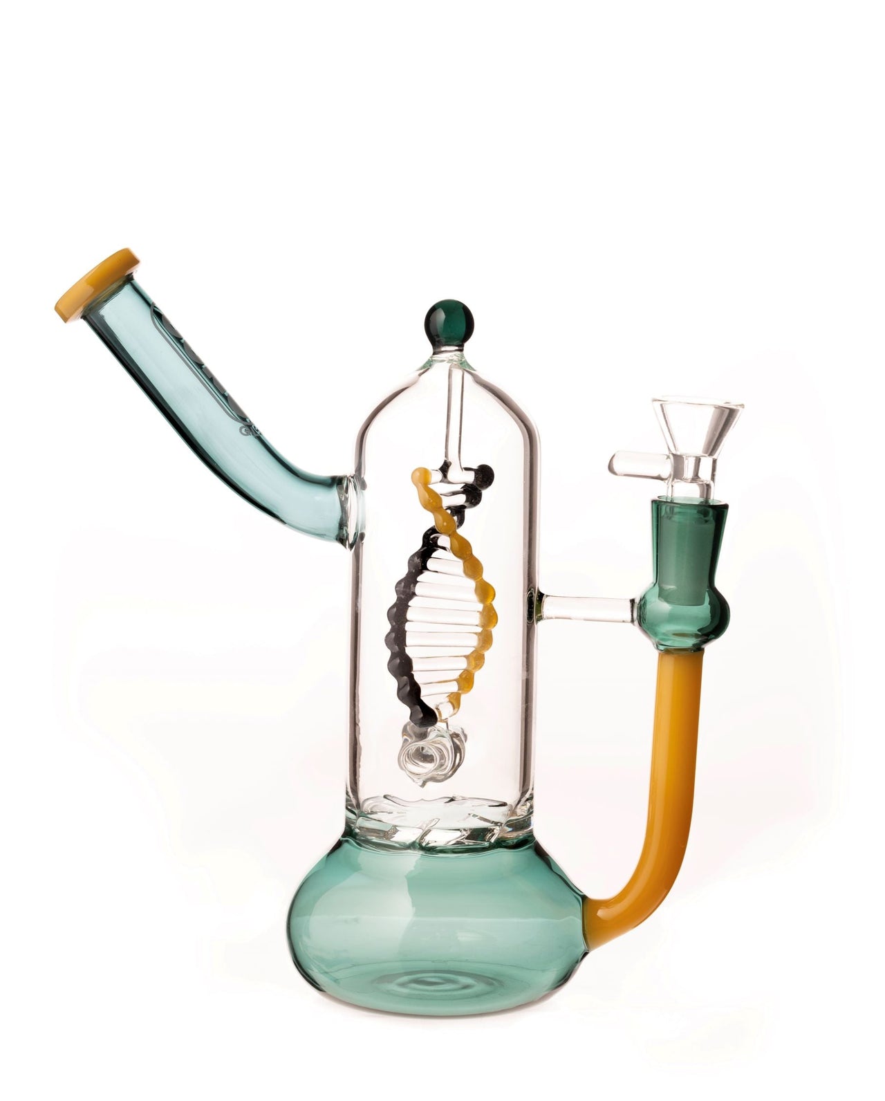 Daze Glass Spinning DNA & Turbine Perc Bong