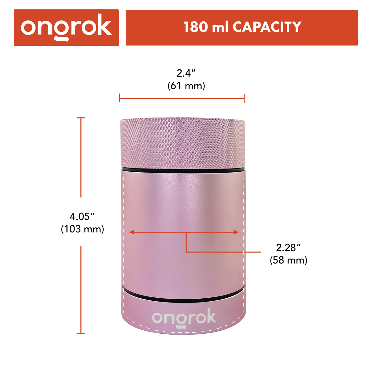 Ongrok Aluminum Metal Storage Jar | Top of the Galaxy Smoke Shop.