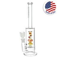 Thumbnail for Phoenix Rising Marble Perc Water Pipe - 13.75