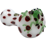 LA Pipes "Spotted Poison Frog" Spoon Glass Pipe