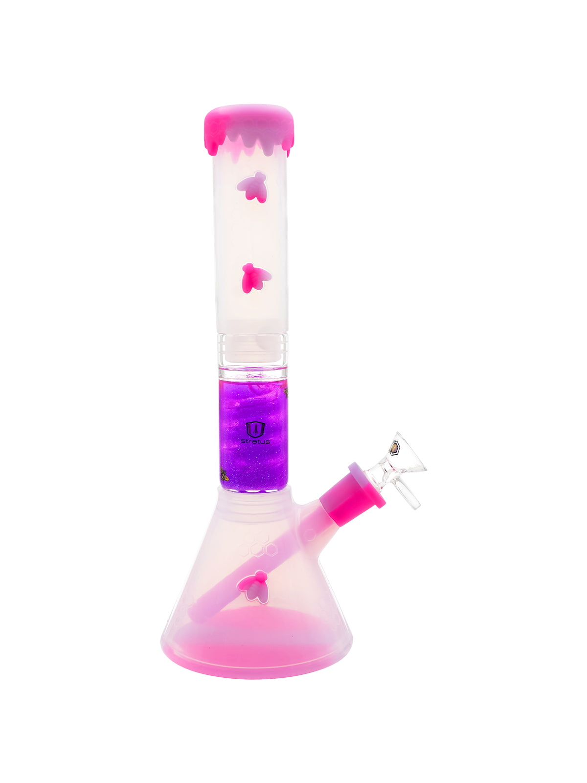 Stratus Silicone Bee Clear Freezable Perc *Free Gift*