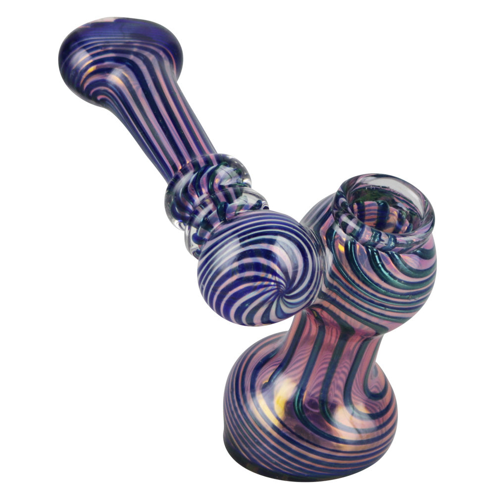 Gold Fumed Sidecar Bubbler - 3.5"