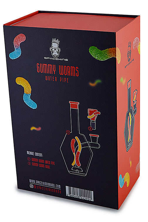 Space King Gummy Worms Bong