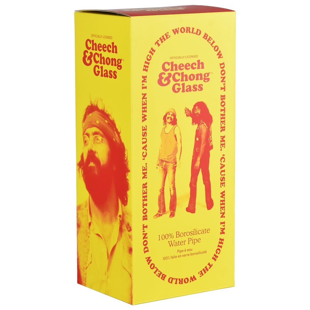 Cheech & Chong Glass Mustache Ride Beaker Bong | 12" | 14mm F