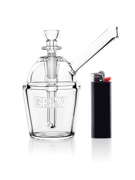 GRAV® Slush Cup Pocket Bubbler (Clear) | Top of the Galaxy Smoke Shop.