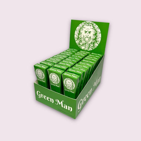 Green Man Green Rice Paper Cones Box