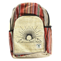 Thumbnail for ThreadHeads Himalayan Hemp Mountain Sunrise Backpack