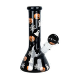 Halloween Decoration Glow Glass Water Pipe - 7.75" / 14mm F