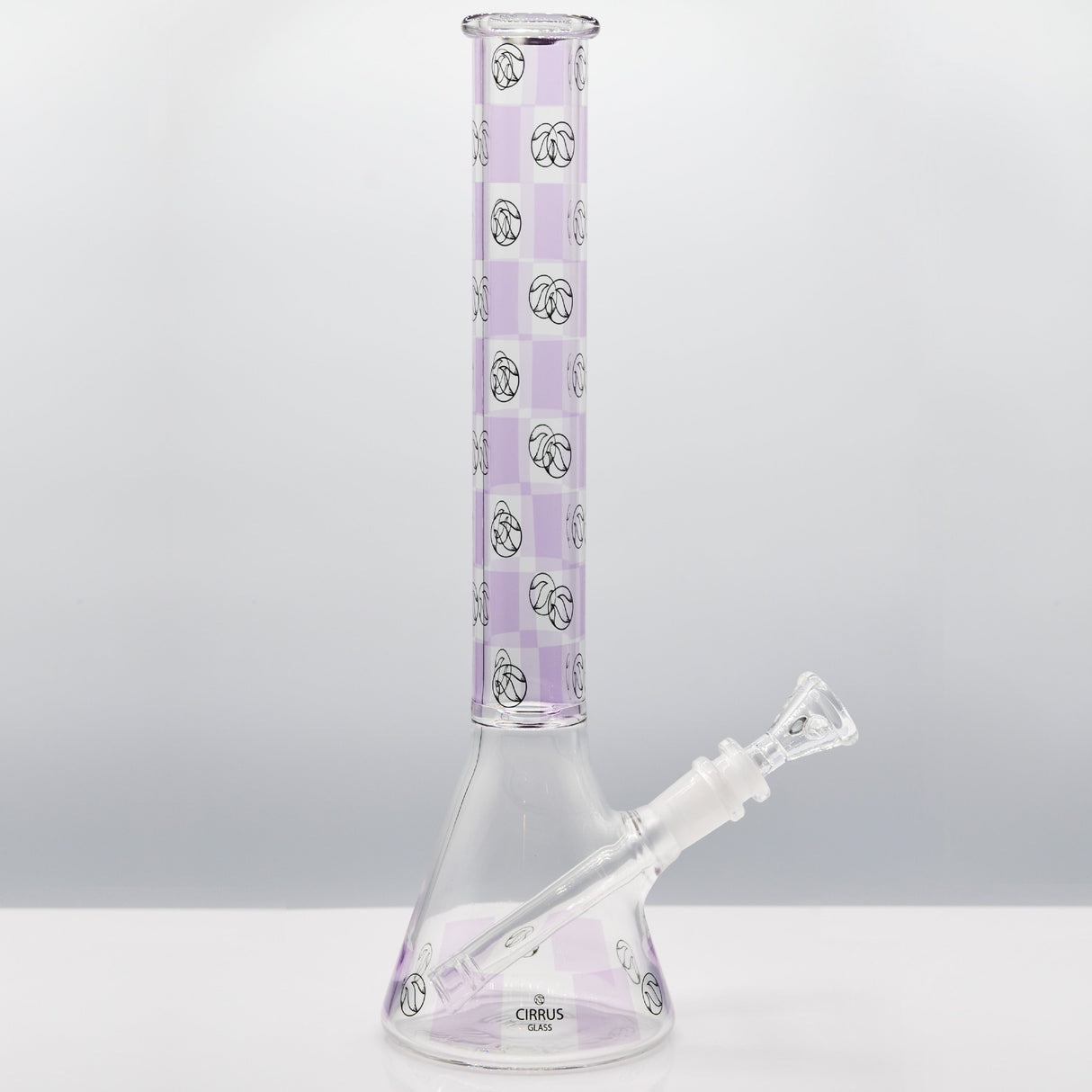 Cirrus Glass Lavender Beaker Bong