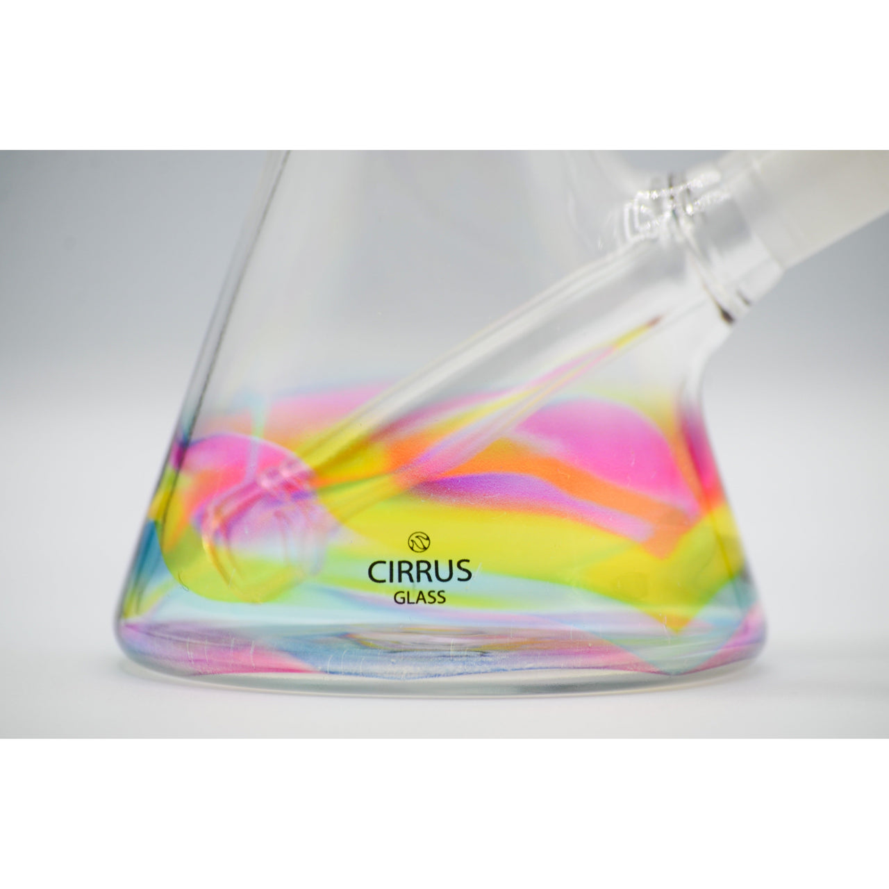 Cirrus Glass Rainbow Beaker Bong