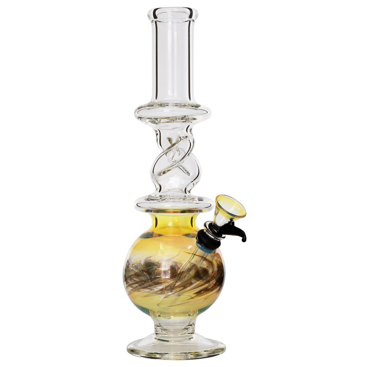 LA Pipes "The Typhoon Twister" Glass Bong (Various Colors)