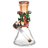 Empire Glassworks Baby Beaker Water Pipe - 8"/14mm F/Renew the Redwood