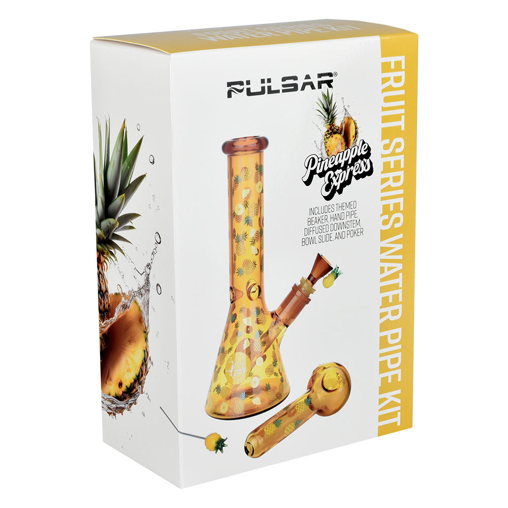 Pulsar Fruit Series Pineapple Express Herb Pipe Glow Duo