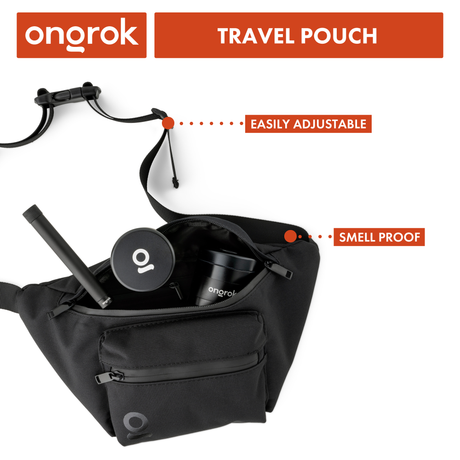 Ongrok Carbon-Lined Fanny Pack / Travel Pouch | Top of the Galaxy Smoke Shop.