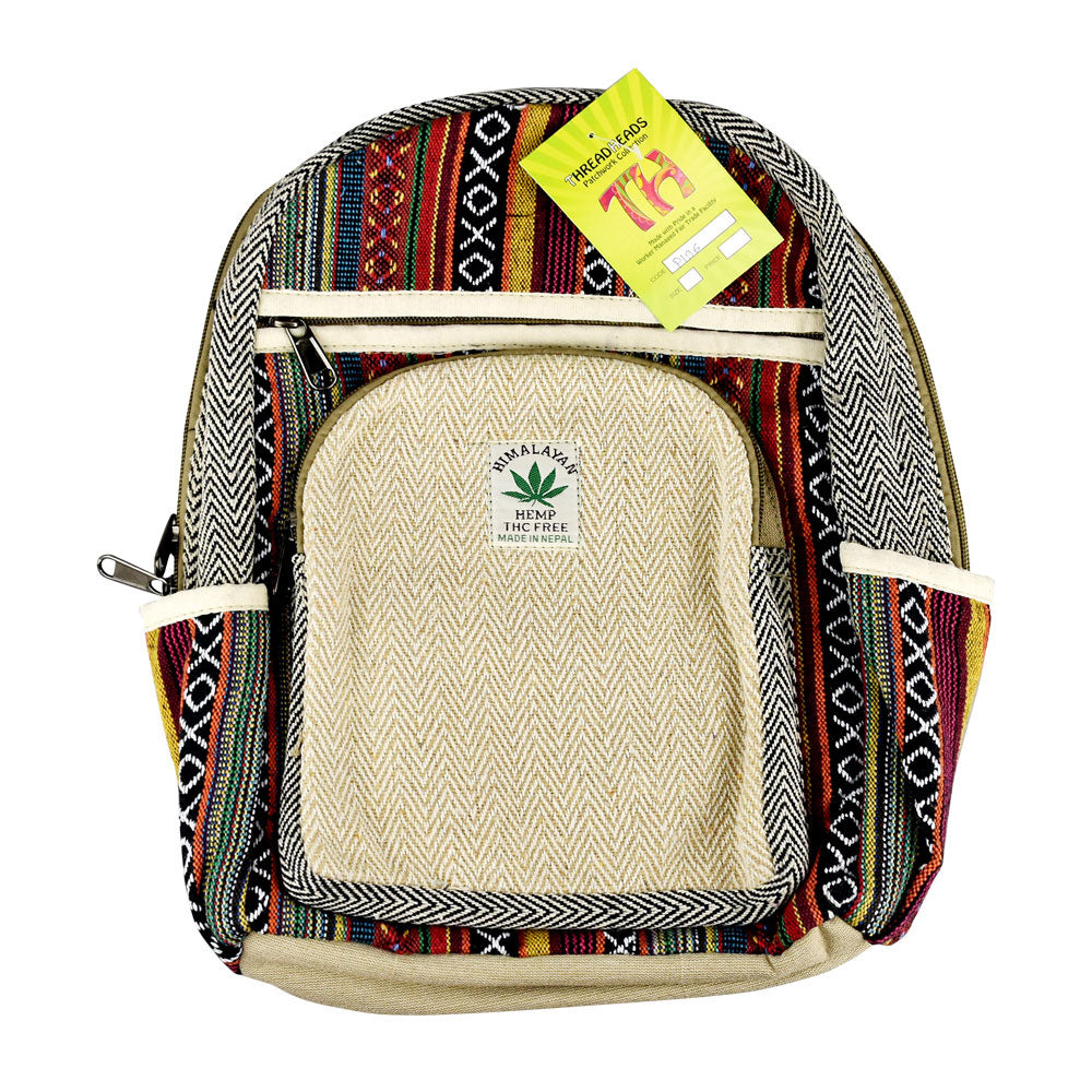 ThreadHeads Himalayan Hemp Woven Mini Backpack | Top of the Galaxy Smoke Shop.