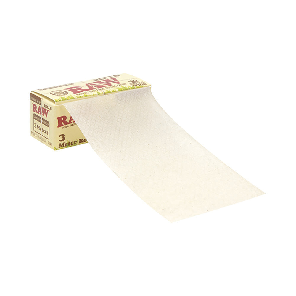 RAW Organic Hemp Rolls King Size Rolling Paper (12 Count)