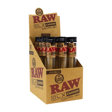 RAW DLX Glass Tipped Cones (12 Count)