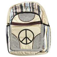 Thumbnail for ThreadHeads Himalayan Hemp Simple Peace Backpack