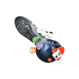 Empire Glassworks Glow In The Dark Spoon Pipe - 4.25" / Galactic