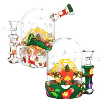 Thumbnail for Christmas Waterwheel Bell Jar 4.5” Bong