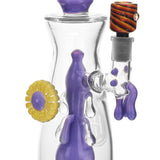 High Society Jupiter Premium Slime Purple Wig Wag Bong