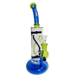 Daze Glass - 2nd Gen Spinning DNA & Turbine Perc Glass Water Pipe