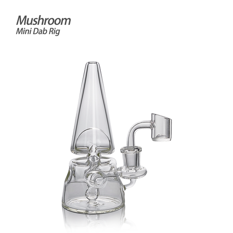 Waxmaid 5.71‘’ Mushroom Mini Dab Rig | Top of the Galaxy Smoke Shop.