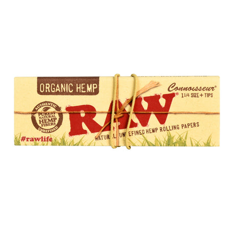 Raw Organic Hemp 1 1/4 Connoisseur Rolling Papers (24 Count)