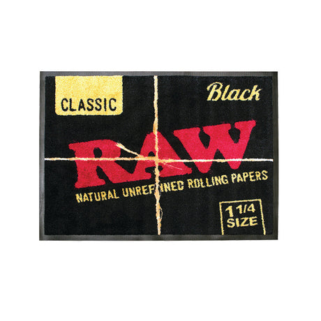 RAW Black Door Mat