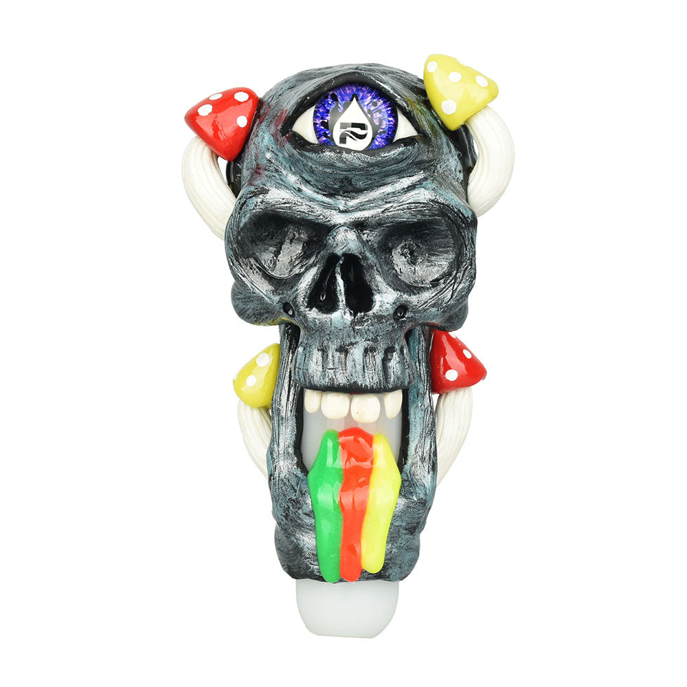 Pulsar Rainbow Puking Skull 5.5” Spoon Pipe