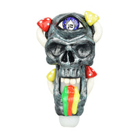 Thumbnail for Pulsar Rainbow Puking Skull 5.5” Spoon Pipe