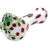 LA Pipes "Spotted Poison Frog" Spoon Glass Pipe