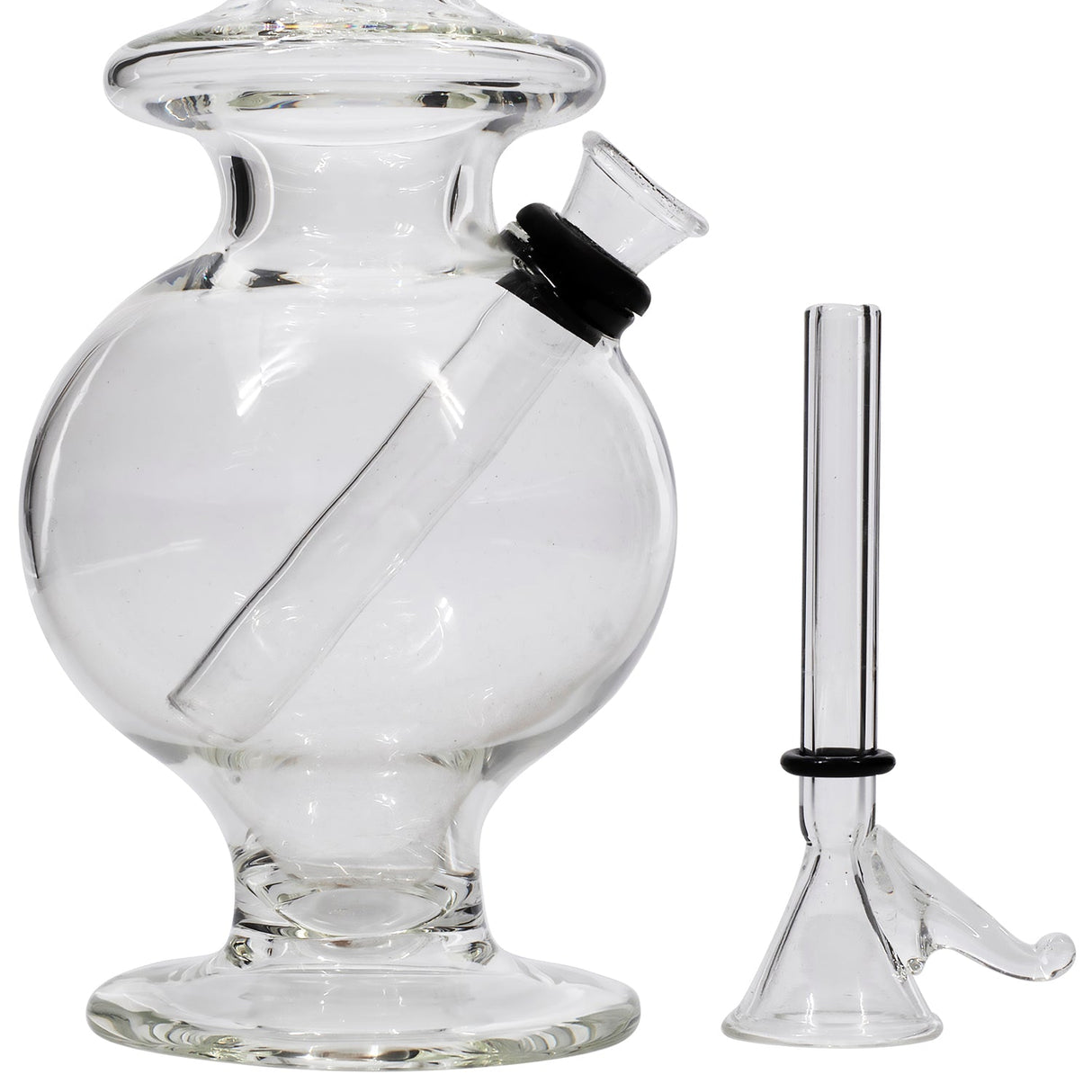 LA Pipes "The Typhoon Twister" Glass Bong (Various Colors)