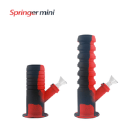Thumbnail for Waxmaid 8.46″ Springer Mini Collapsible Silicone Water Pipe