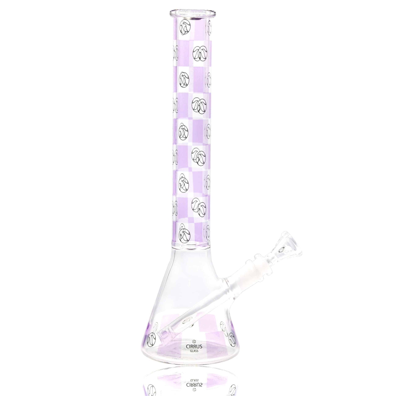 Cirrus Glass Lavender Beaker Bong