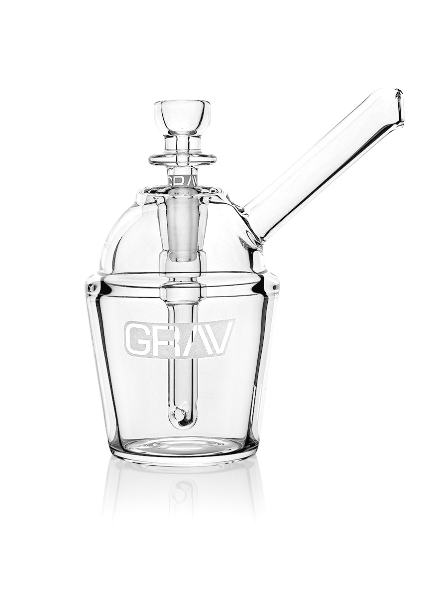 GRAV® Slush Cup Pocket Bubbler (Clear) | Top of the Galaxy Smoke Shop.