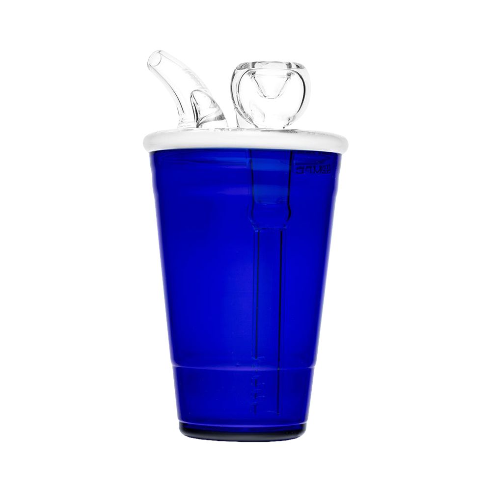 Hemper Beer Pong Glass Water Pipe - 5.75" / 14mm F