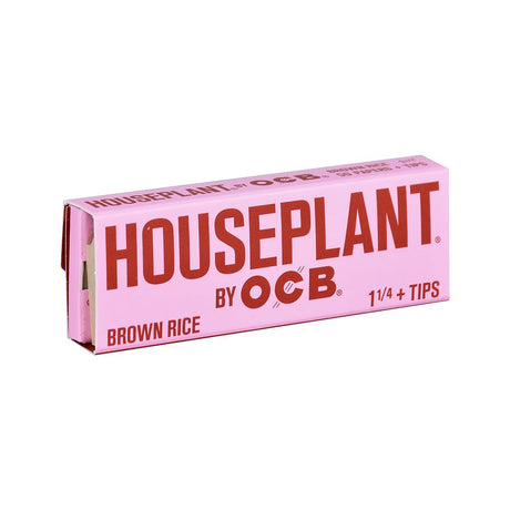 24CT DISP - Houseplant by OCB Rolling Papers + Tips - Brown Rice /50pc/ 1 1/4"