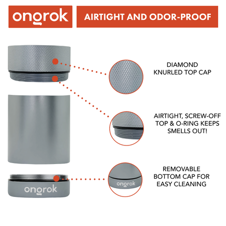 Ongrok Aluminum Metal Storage Jar | Top of the Galaxy Smoke Shop.