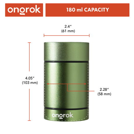 Ongrok Aluminum Metal Storage Jar | Top of the Galaxy Smoke Shop.