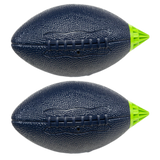 Authentic 2pk PowerHitter Football Blue & Green (2 Count)