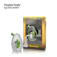 Thumbnail for Waxmaid 3.94‘’ Frosted Yoshi Egg Glass Bubbler