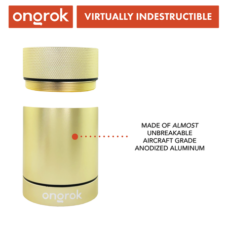 Ongrok Aluminum Metal Storage Jar | Top of the Galaxy Smoke Shop.