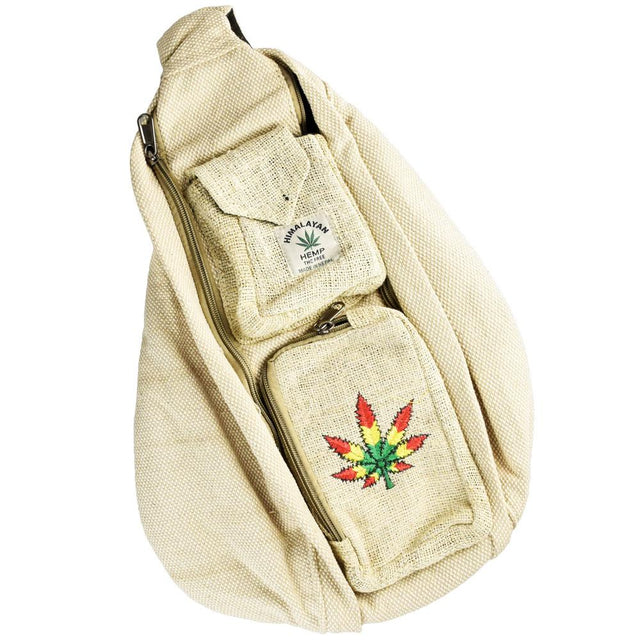 ThreadHeads Hemp Rasta Leaf Sling Pack | Top of the Galaxy Smoke Shop.