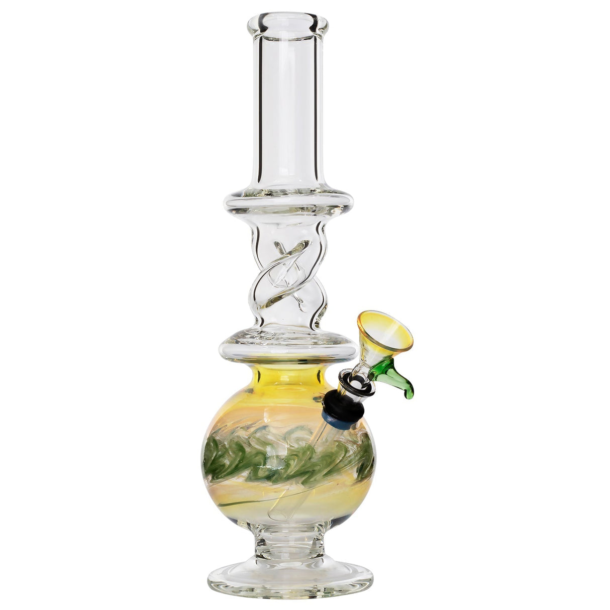 LA Pipes "The Typhoon Twister" Glass Bong (Various Colors)